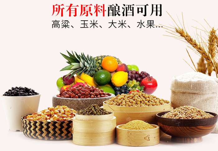 4.15糧食、水果、紅薯多原料可用釀酒設備