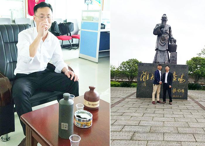 4.16雅大技術(shù)蔣總監(jiān)幫忙現(xiàn)場品酒，給出改正意見